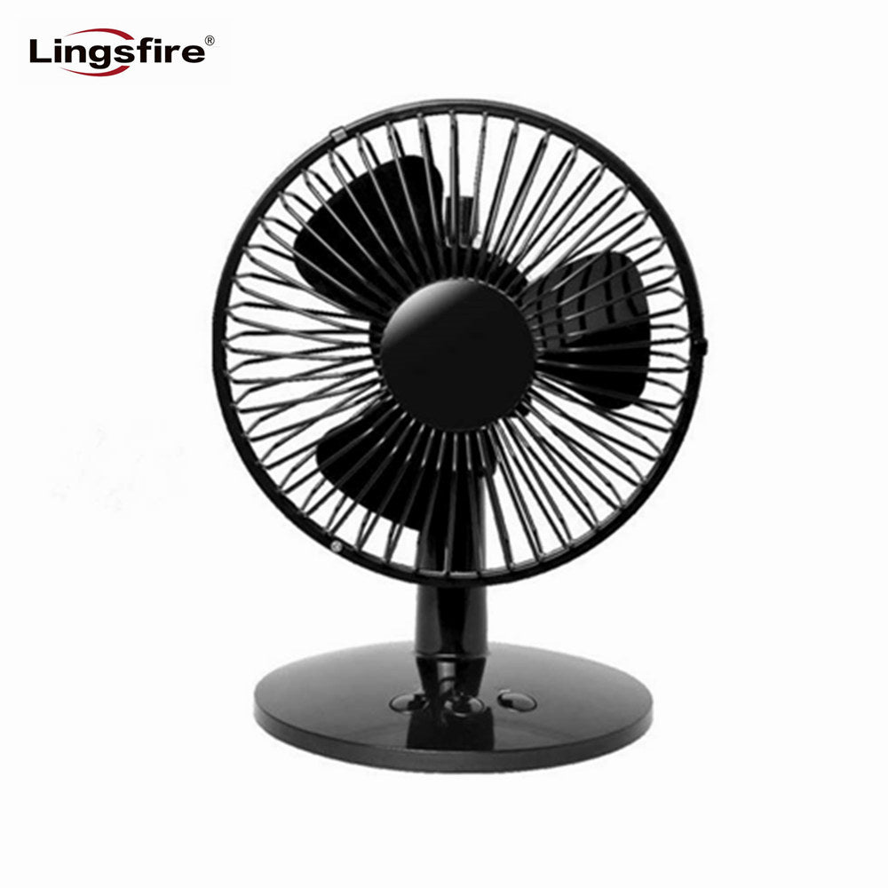 Rotatable Metal Oscillating Table Fan Personal Desk Mini Fan Computer Laptop Cooler Cooling USB Fan for Office Home Dorm