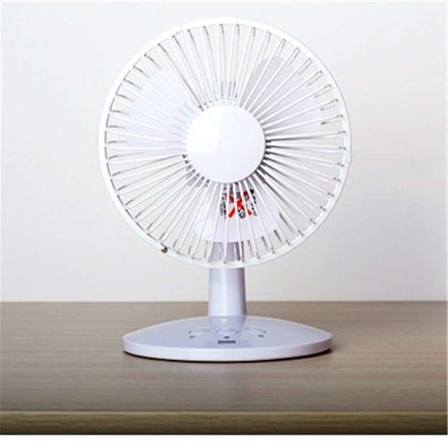 Rotatable Metal Oscillating Table Fan Personal Desk Mini Fan Computer Laptop Cooler Cooling USB Fan for Office Home Dorm