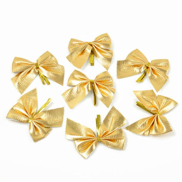 Christmas Bow Tree Decorations