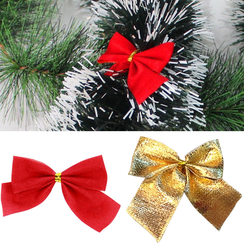 Christmas Bow Tree Decorations
