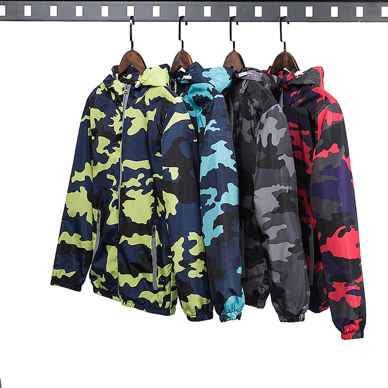 Men's Camouflage Windbreaker Jacket