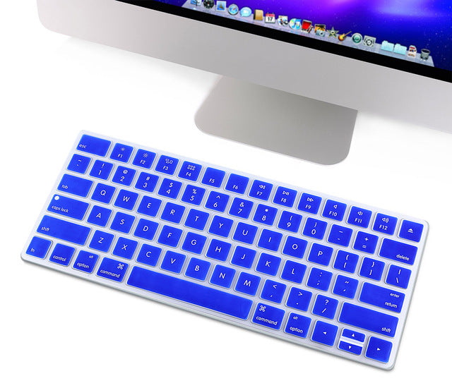 HRH Keyboard Cover Silicone Skin Keypad Cover Protector Protective Film for Apple Magic Keyboard MLA22B/A US Keyboard Version