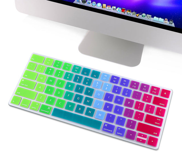 HRH Keyboard Cover Silicone Skin Keypad Cover Protector Protective Film for Apple Magic Keyboard MLA22B/A US Keyboard Version