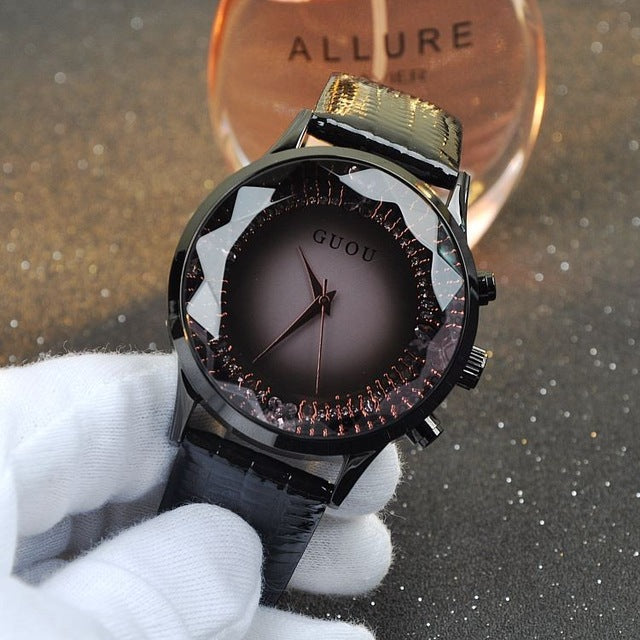 Watch Women Top Luxury Fashion Quartz Watch Ladies Wristwatch Genuine Leather