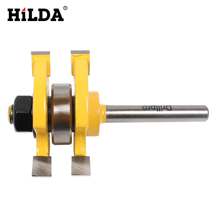 HILDA 1Set Tongue & Groove Router Bit Set 3/4