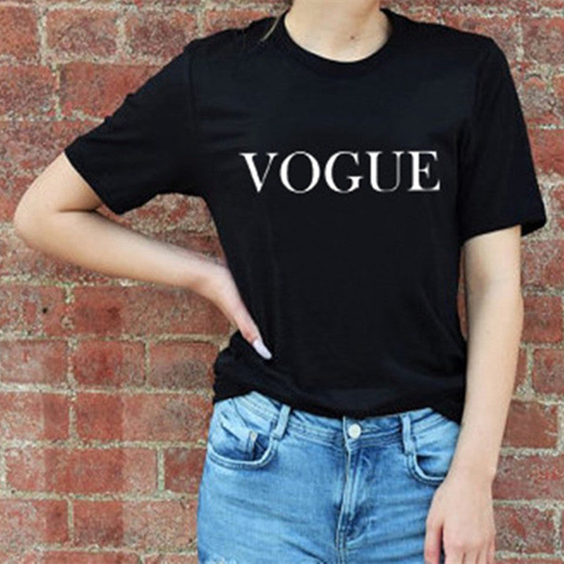 Women's VOGUE Printed Fashion T-Shirt