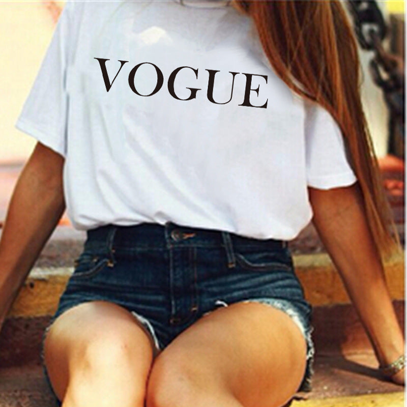 Women's VOGUE Printed Fashion T-Shirt