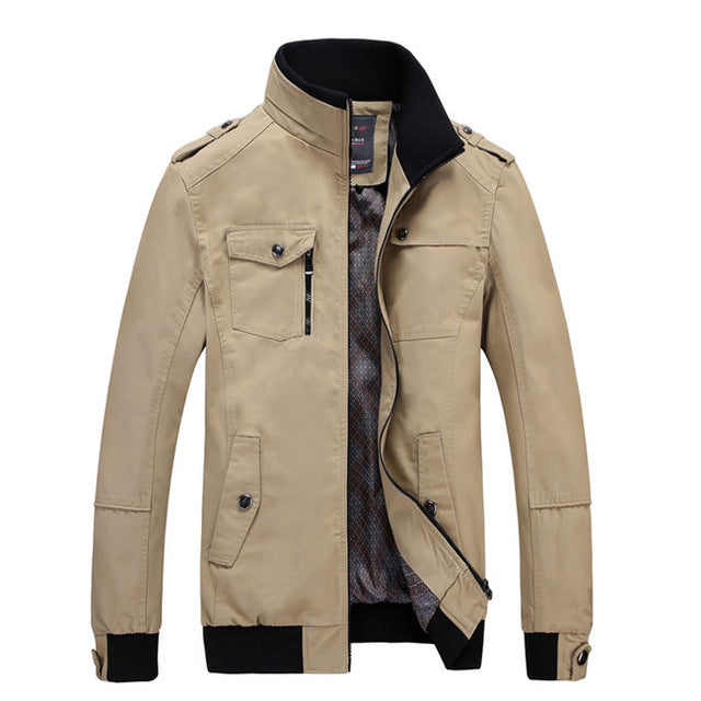 Men's Business Casual Bomber Jacket