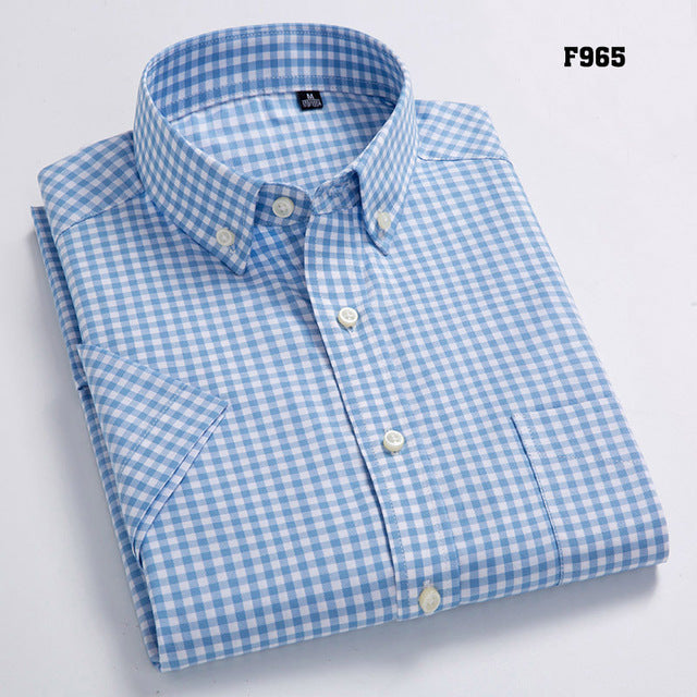Men's High Quality Oxford Button-Up Dress Shirt