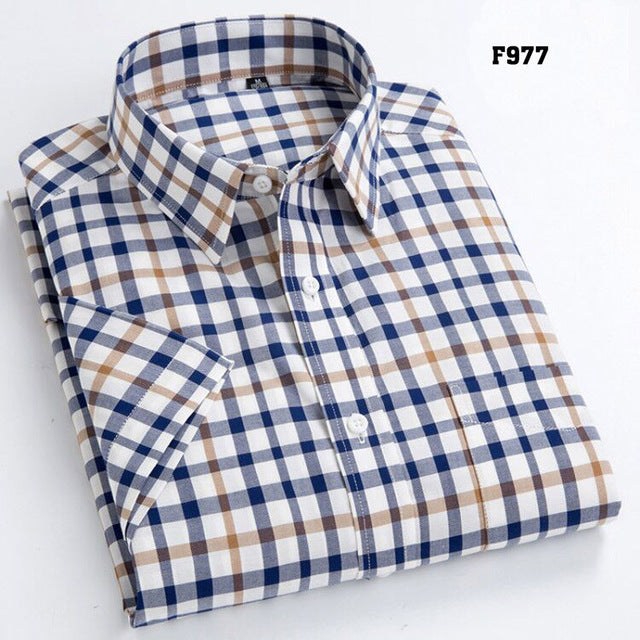 Men's High Quality Oxford Button-Up Dress Shirt