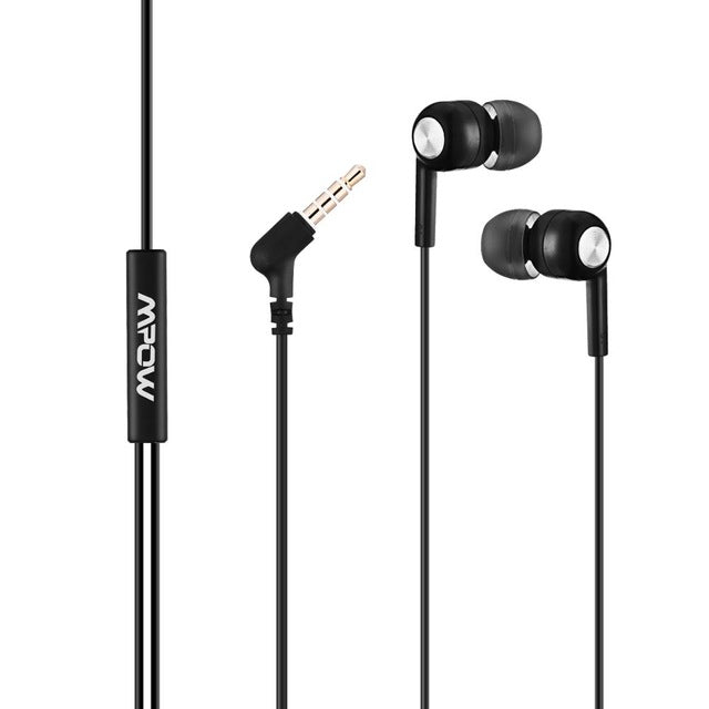 In-Ear Athletic Headphones with Built-In Microphone