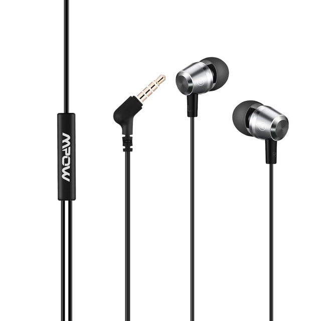 In-Ear Athletic Headphones with Built-In Microphone