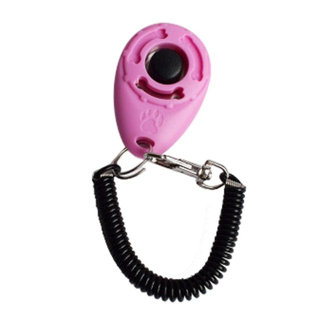 Dogs Training Clicker Universal Pet Trainer Keychain