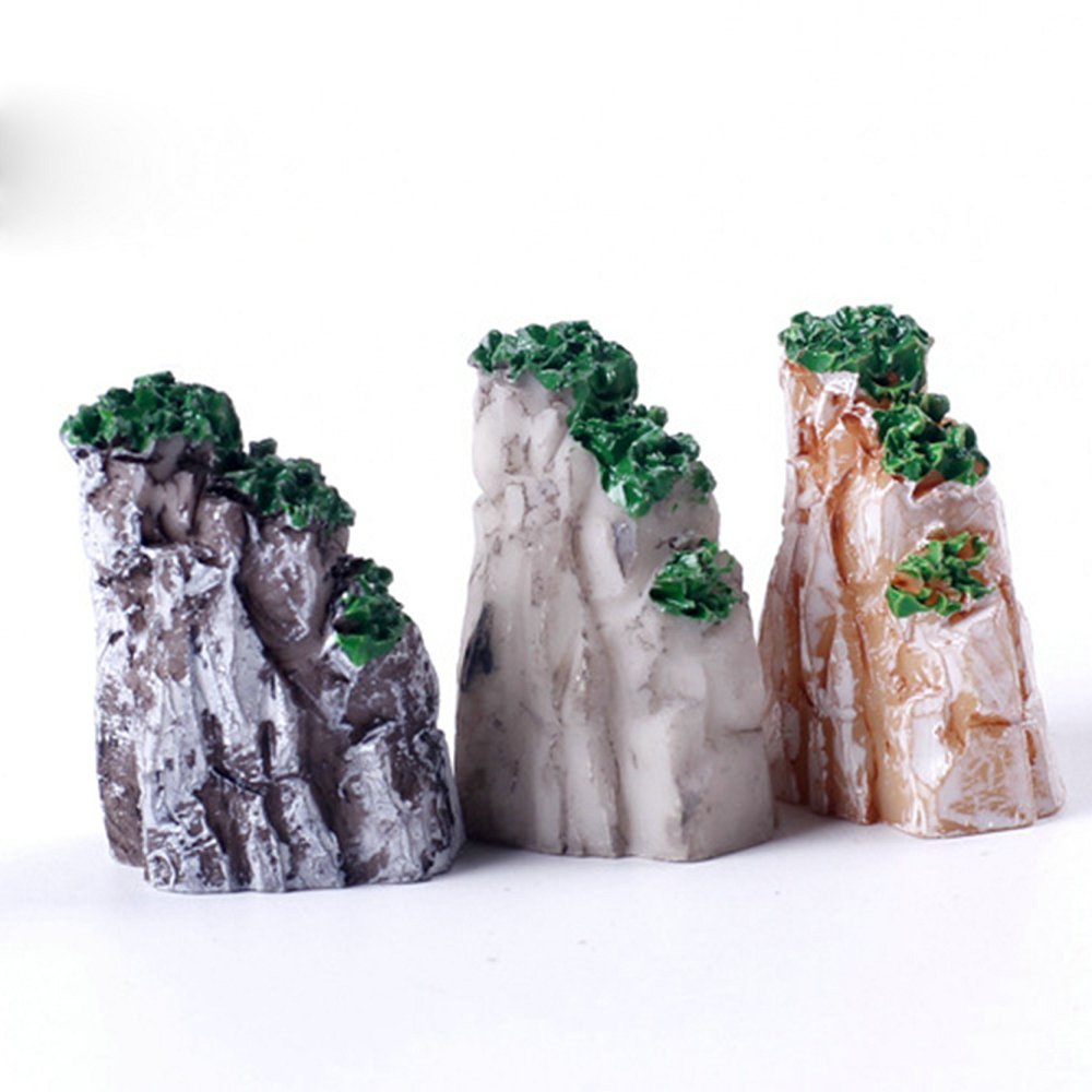5 Pack: Decorative Mini Mountain Bonsai Garden Ornaments