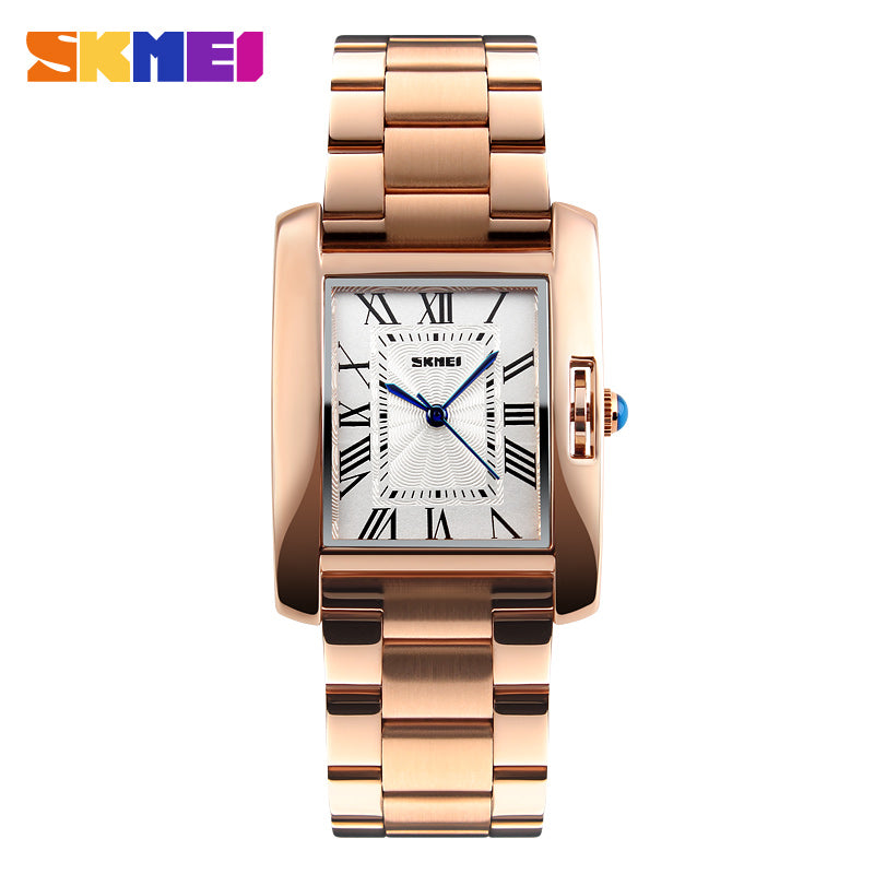 SKMEI Women Watches Rose Gold Fashion Woman Watches Brand Luxury Quartz Ladies Wrist Watches Relogio Feminino Montre Femme