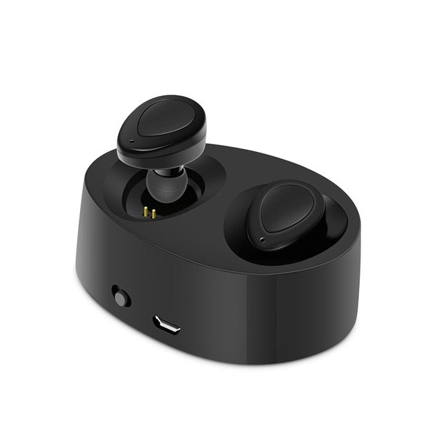 Aimitek K2 TWS Bluetooth Earphones True Wireless Earbuds Mini Stereo Music Headsets Hands-free With Mic Charging Box for Phones