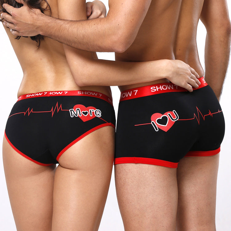 Couple's Bamboo Fiber Matching Underwear