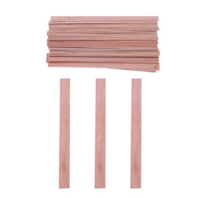 50pcs/lot Wooden Candles Core Wicks for Candles Soy or Palm Wax Candle Making Supplies DIY Candle Making Pick Home Decor