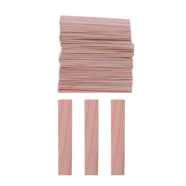 50pcs/lot Wooden Candles Core Wicks for Candles Soy or Palm Wax Candle Making Supplies DIY Candle Making Pick Home Decor