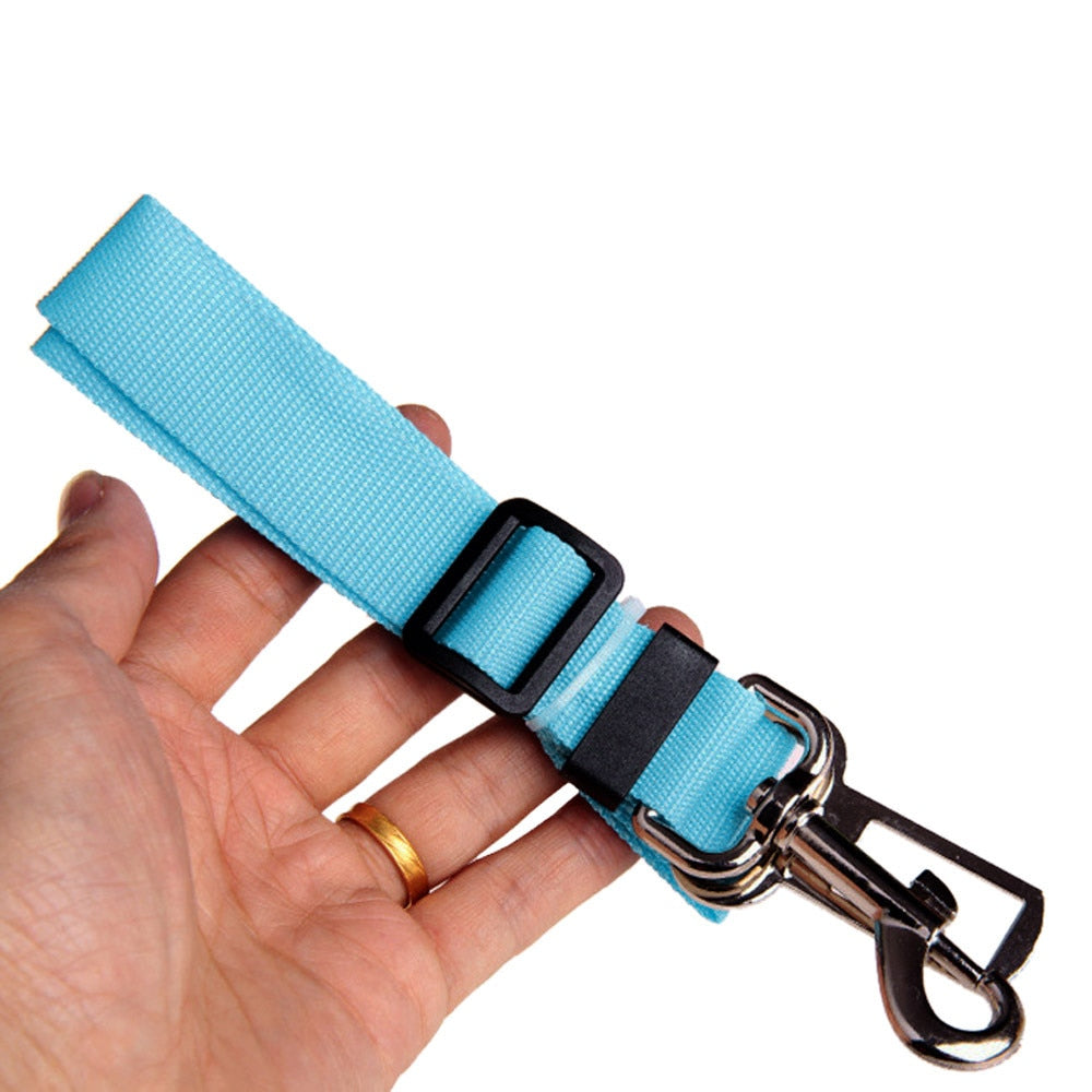 Nylon Adjustable Pet Leash Seatbelt Adapter