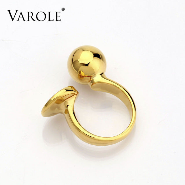 VAROLE Fashion Ball & Circle Ring Knunkle Midi Rings for Women Gold Color Ring Jewelry Bagues Anillos Mujer Aneis Feminino