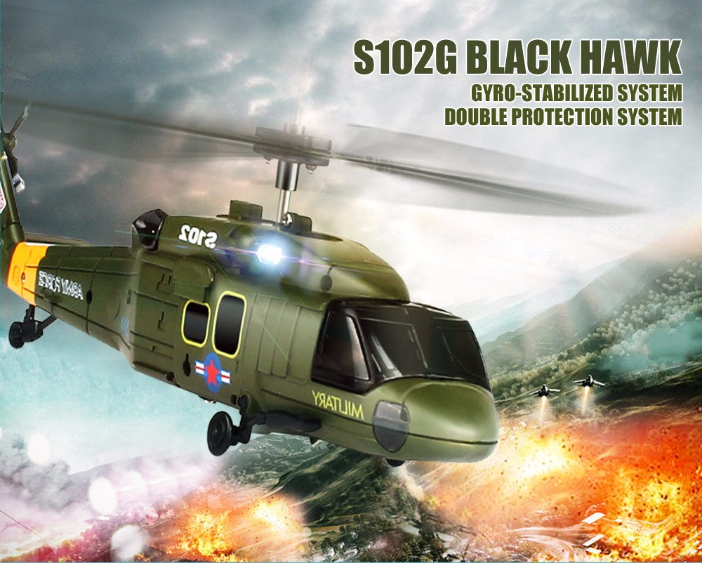 Mini 3.5CH Military RC Helicopter