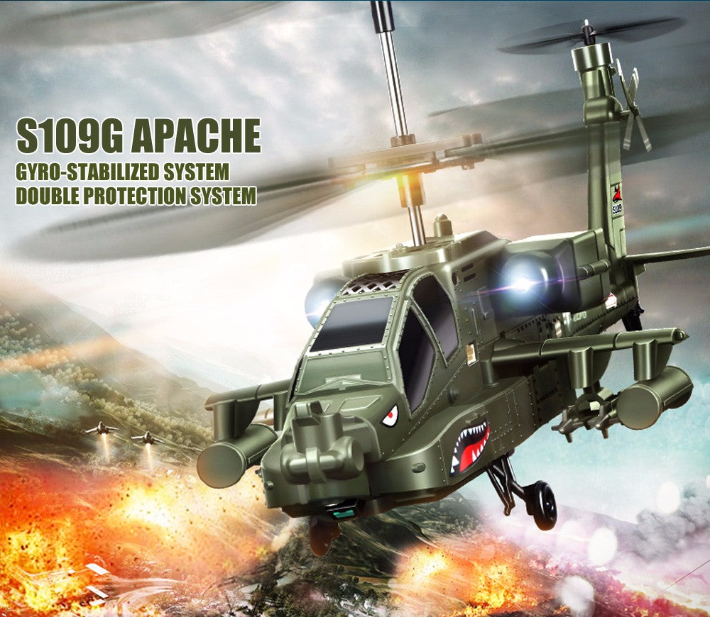 Mini 3.5CH Military RC Helicopter