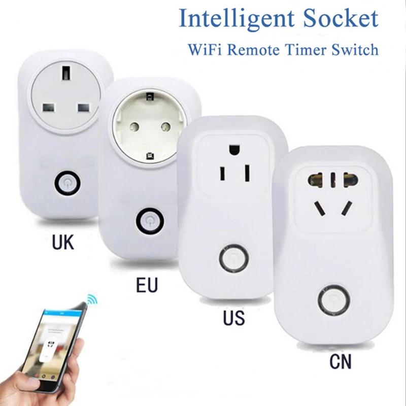ITEAD Sonoff S20 Wifi Smart Socket Smart Home Wireless Remote Control Timer Socket EU US UK CN 10A 2200W Wifi Power Supply Plug