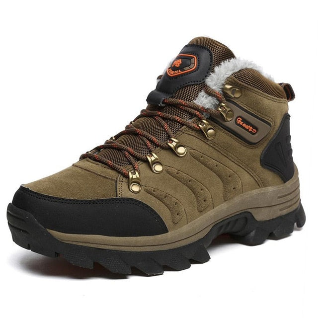 Men's Plush Warm Winter Hiking Boots