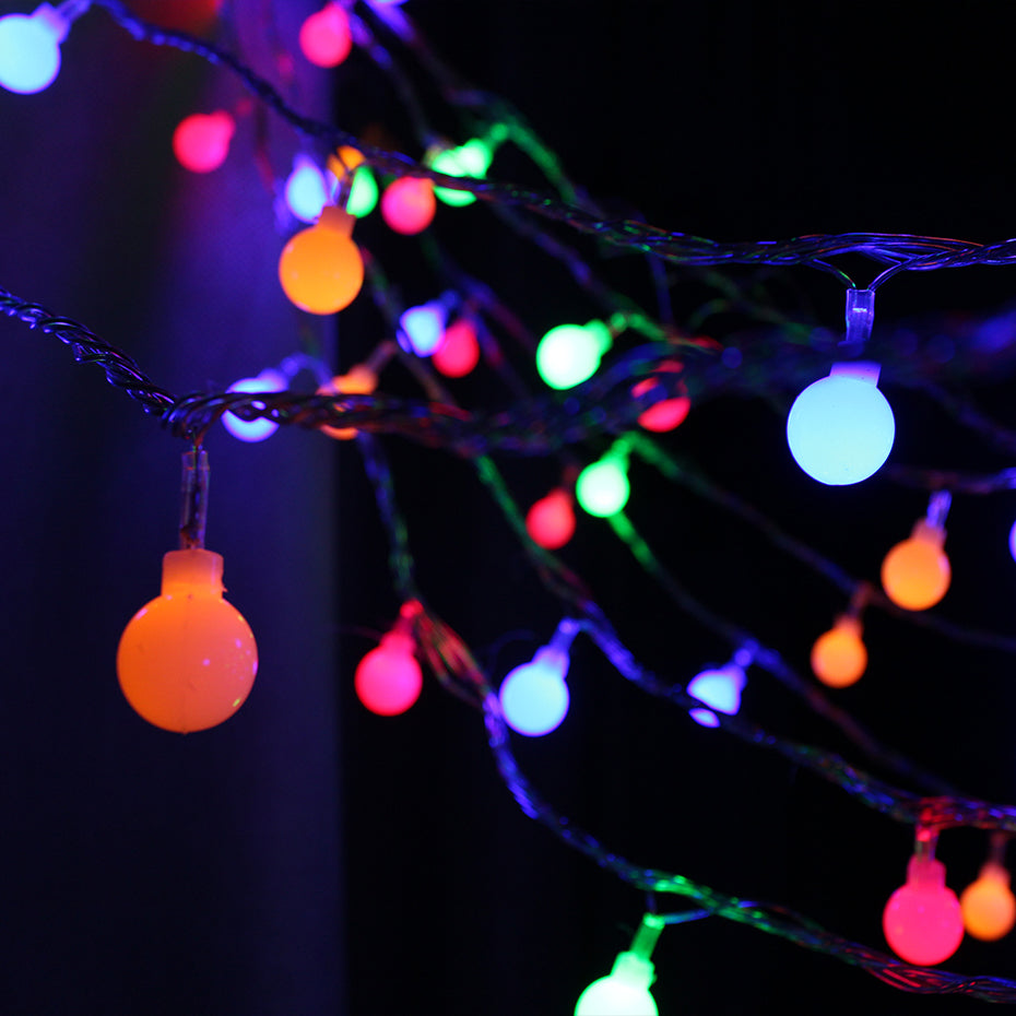 YINGTOUMAN 10m 80led String Lights AC200V Ball Lighting Holiday Decoration Lamp Festival Christmas Light