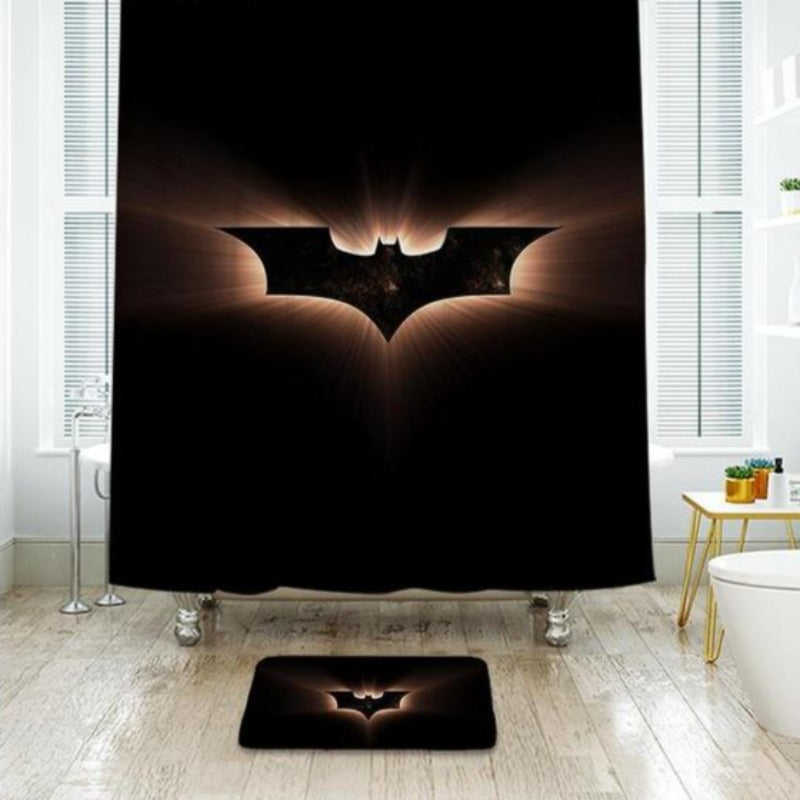 Waterproof Polyester Batman Shower Curtain