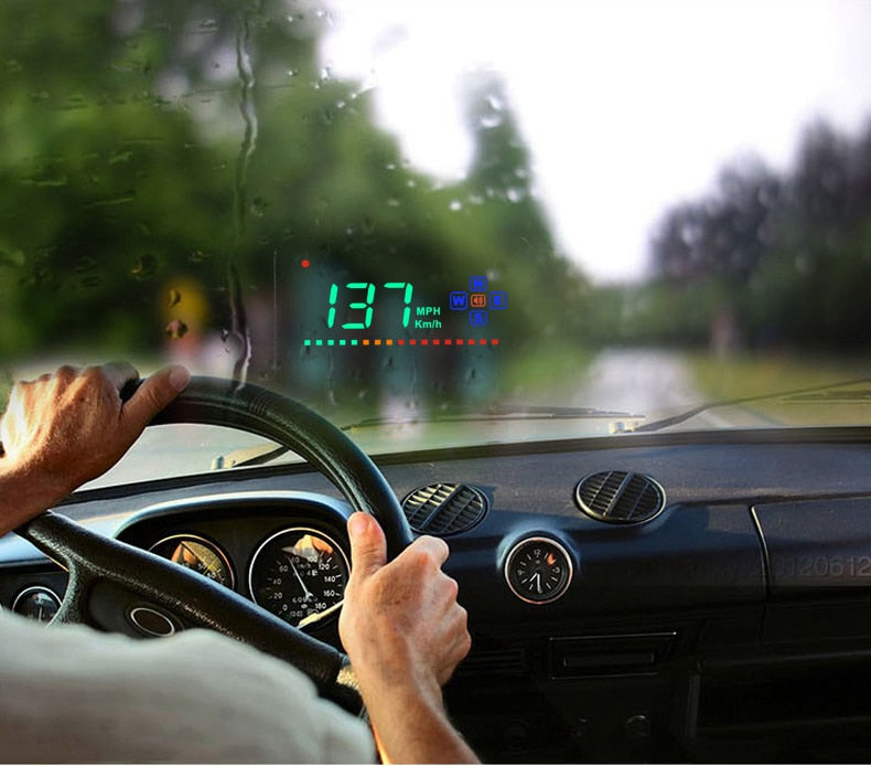 Digital Car Speedometer Windshield Projector