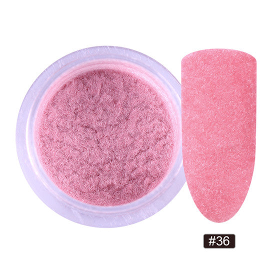 Velvet Powder Nail Glitter Manicure Set
