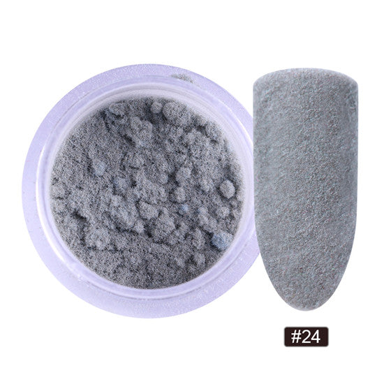 Velvet Powder Nail Glitter Manicure Set