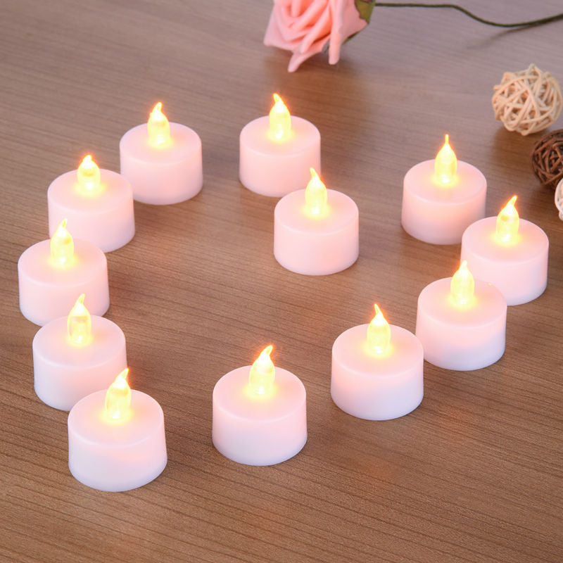 12 Pack: Vela LED Battery Powered Tea Light Candles