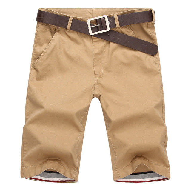 Men's Slim Cotton Casual Shorts