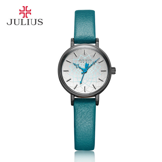 Small Retro Julius Women's Watch Japan Quartz Hours Top Fashion Dress Clock Bracelet Leather Simple Girl Birthday Gift