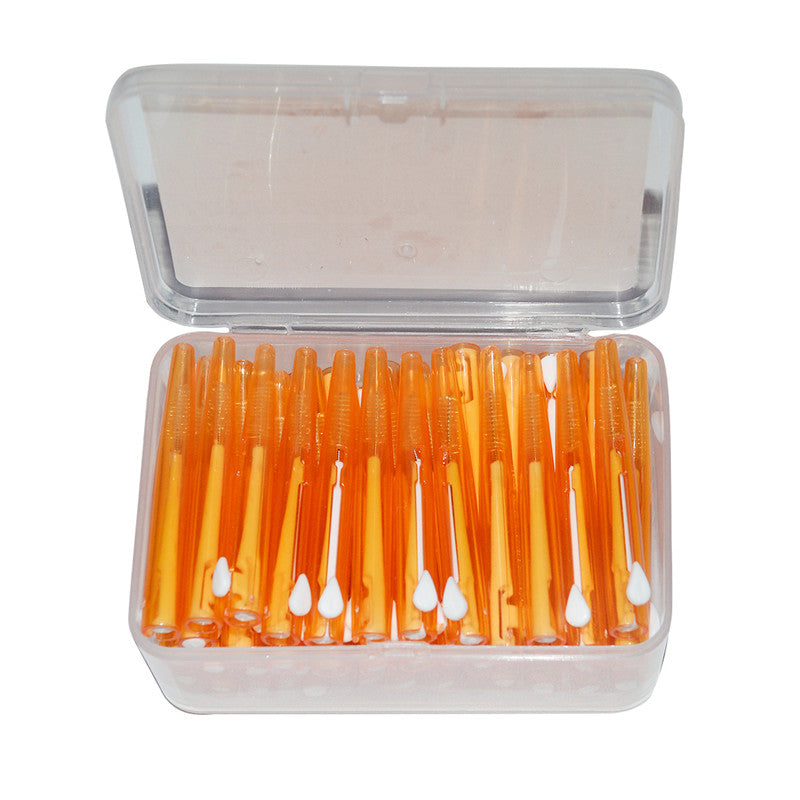 60pcs 0.6/0.7MM Dental Slim Soft Interdental Brush Brush