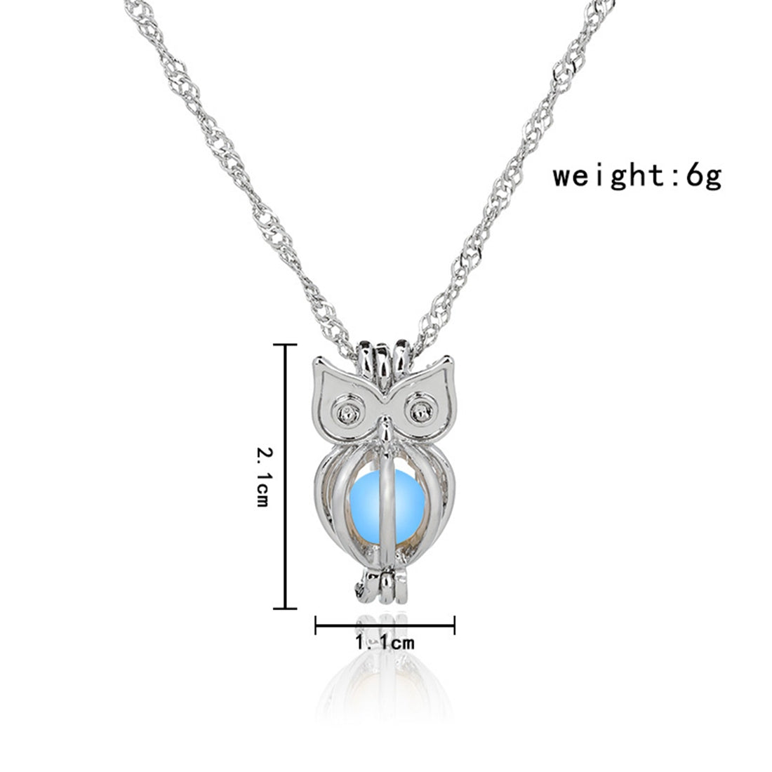 Charm Glowing Owl Pendant Necklace Cute Luminous Jewelry Choker 3 Colors Christmas Gift For Women Necklace Fashion