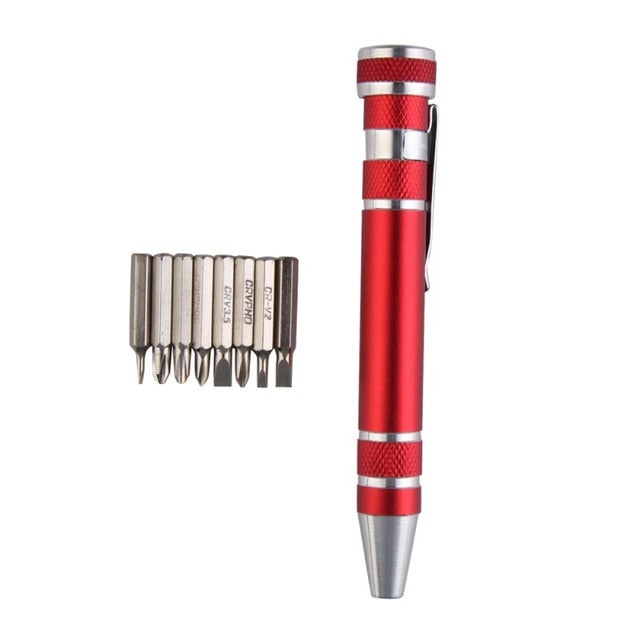 8-in-1 Multi-Function Pocket Precision Screwdriver Pen Kit