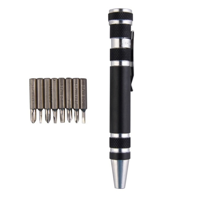 8-in-1 Multi-Function Pocket Precision Screwdriver Pen Kit