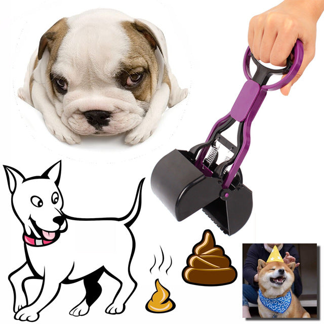 Long Handle Jaw Controlled Pet Pooper Scooper