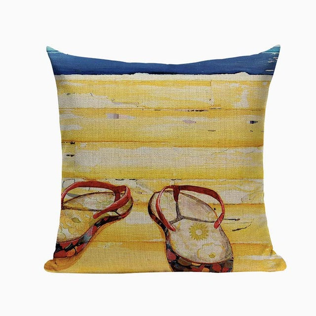 High Quality Relaxation Beach Inspired Couch Cushion Covers