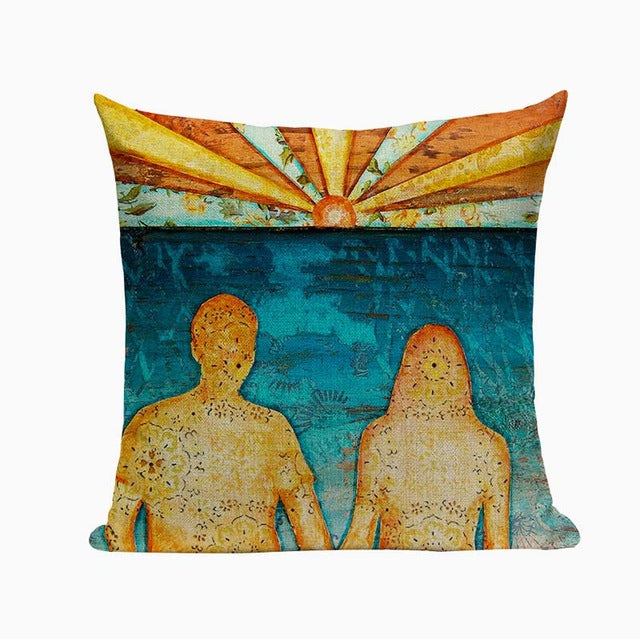 High Quality Relaxation Beach Inspired Couch Cushion Covers