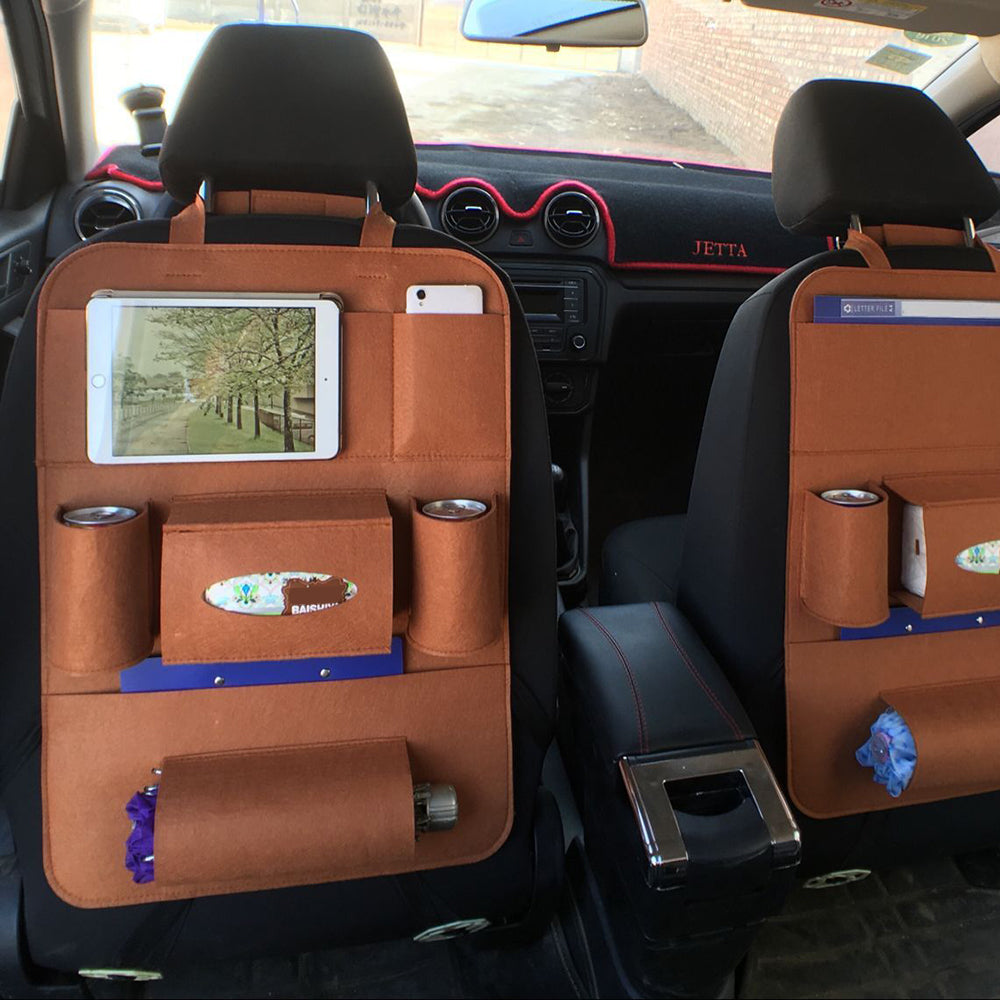 Multi-Pocket Backseat Hanging Car Organizer
