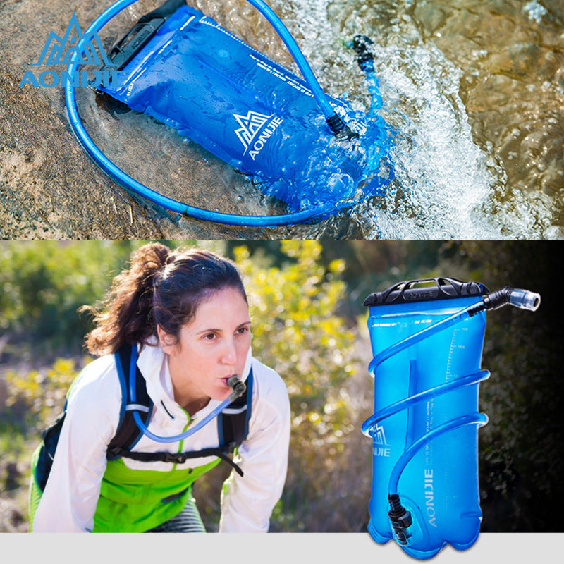 AONIJIE Outdoor Water Bag For Camping Hiking Climbing Cycling Running Foldable PEVA Sport Hydration Bladder 1.5L 2L 3L