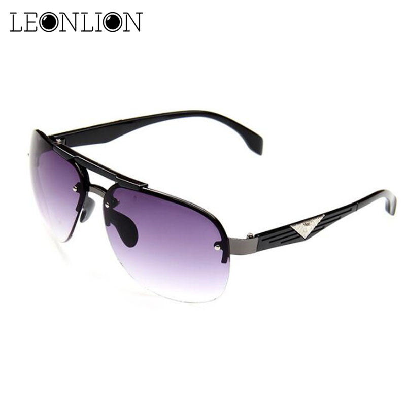 LeonLion Classic Vintage Sunglasses Man Driving HD Big Frame Sun Glasses Women Brand Designer UV400 Outdoor Oculos De Sol