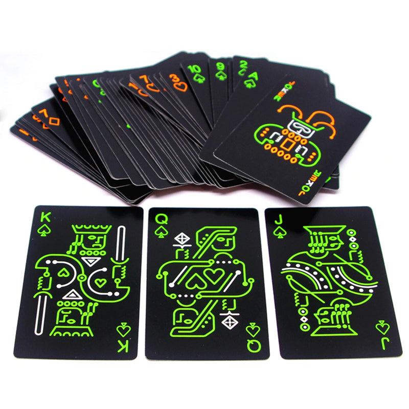 Fluorescent Glow-in-the-Dark Playing Cards