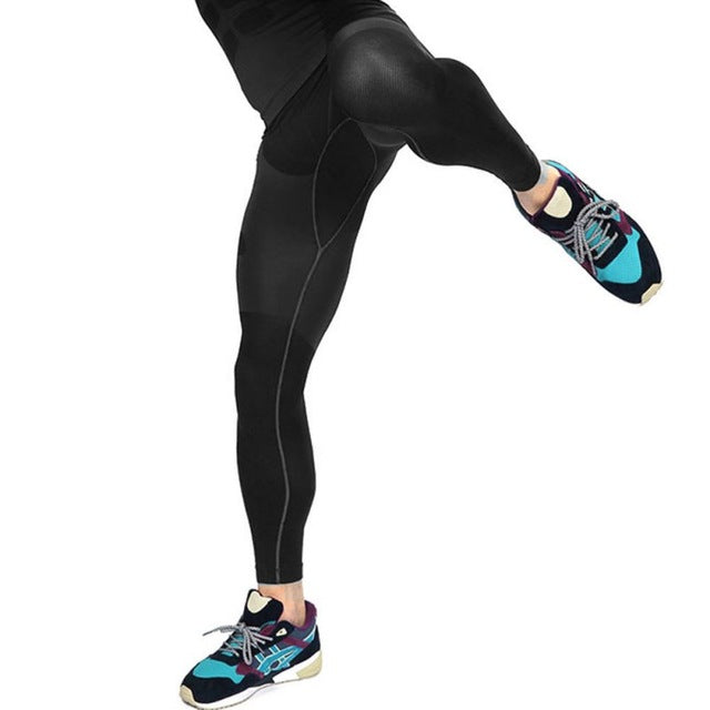 Men Pants Compression Sportwear Base Layers Skin Tights Quick Dry