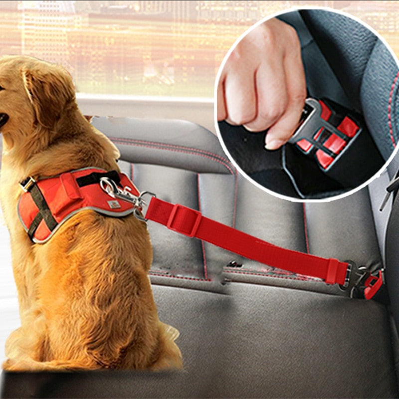 Pet Car Seat Seatbelt Harness Leash